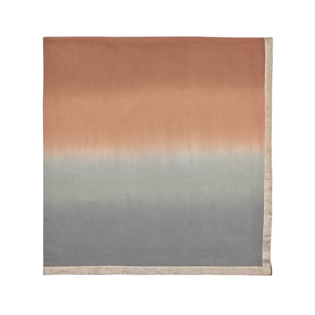 Kim Seybert Dip Dye Tablecloth in Beige - Taupe & Gray