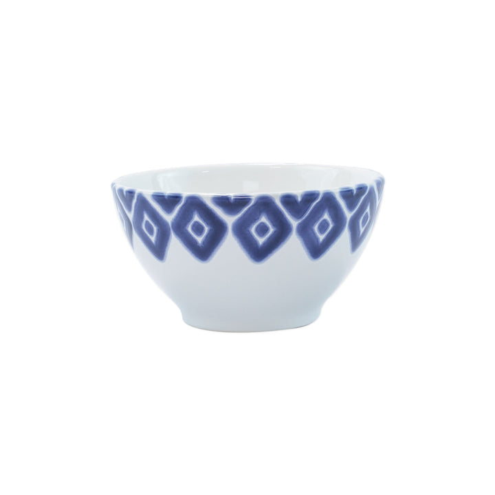 Viva Santorini Diamond Cereal Bowl - Blue & White