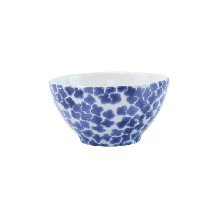 Vietri Viva Santorini Flower Cereal Bowl - Blue & White