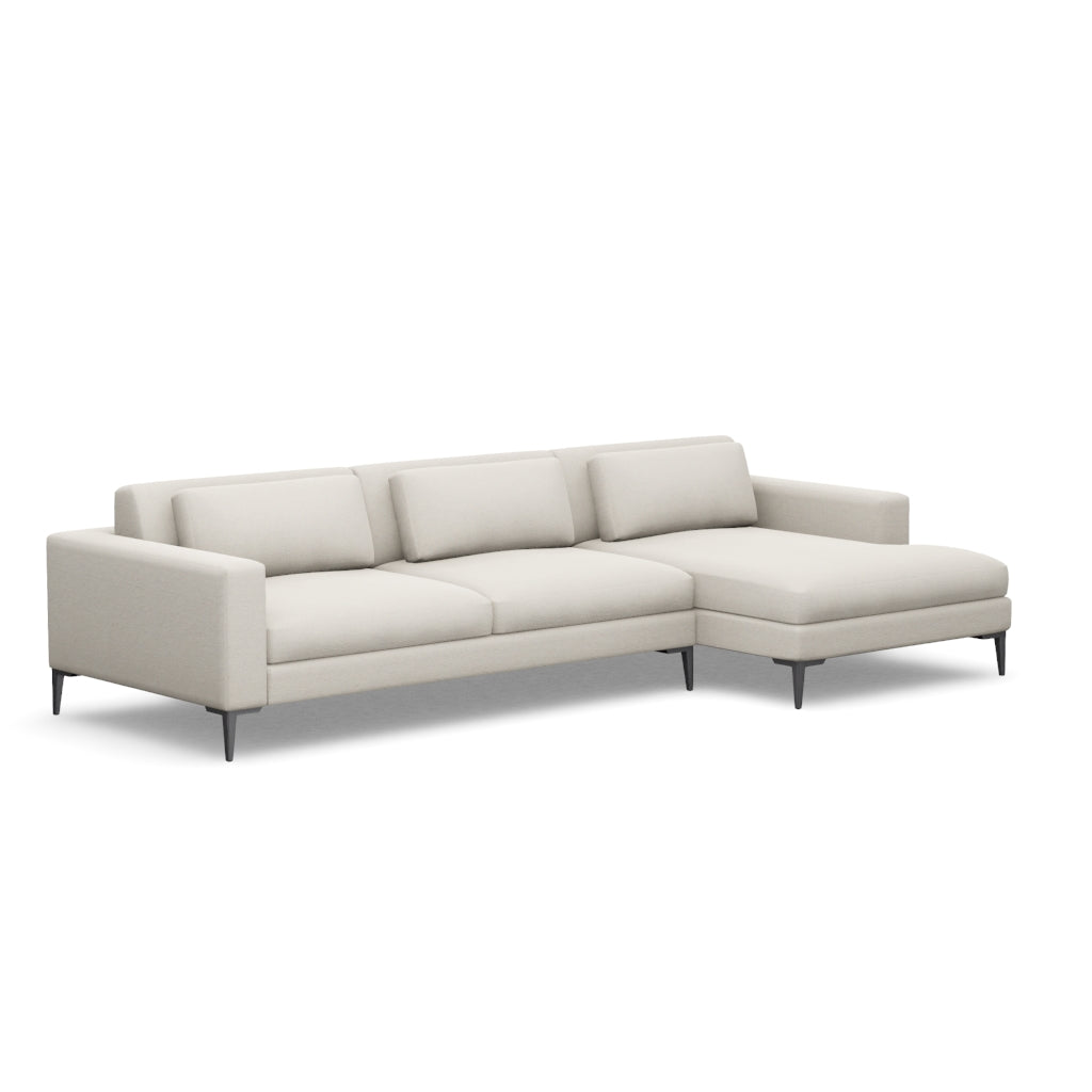 Izzy Right Chaise Sectional - Available in 2 Colors