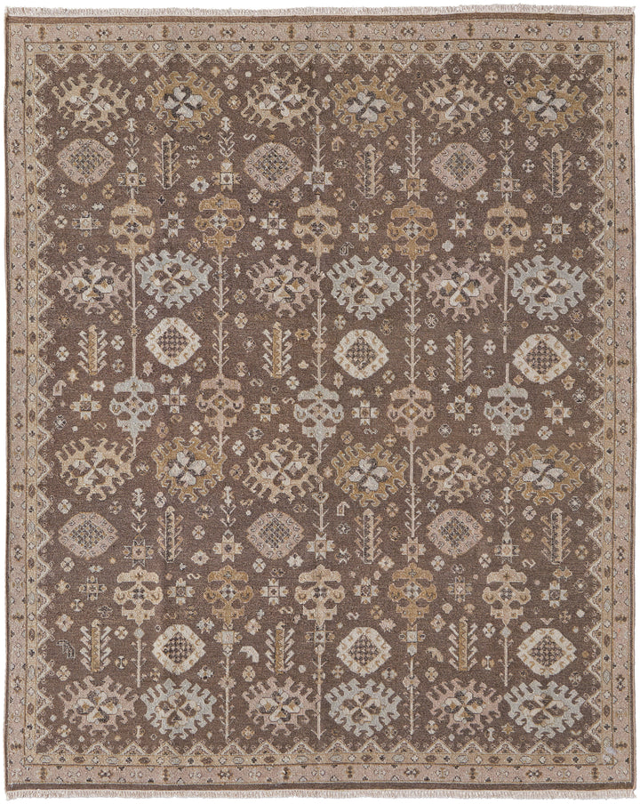 Corbitt Traditional Oriental in Brown/Ivory Runner Available in 3 Sizes