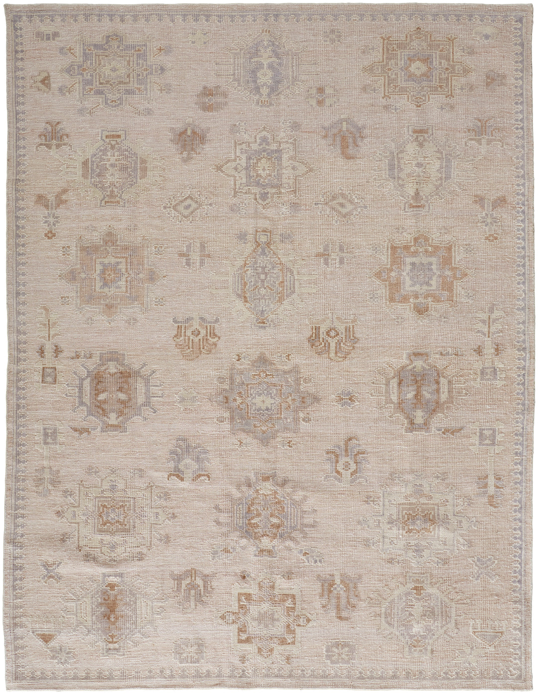 Wendover Transitional Oriental in Tan/Brown Area Rug - Available in 5 Sizes