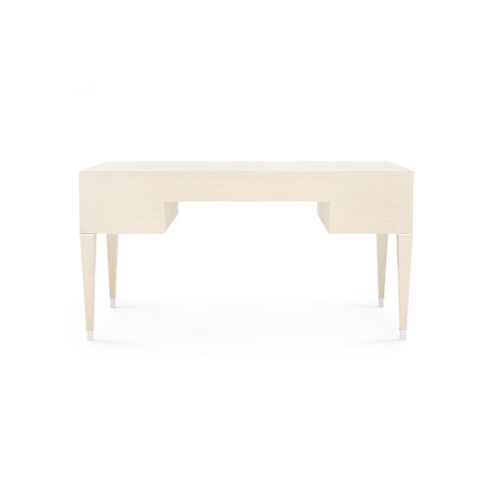 Parish Desk - Nickel Finish Accents - Available in 2 Colors