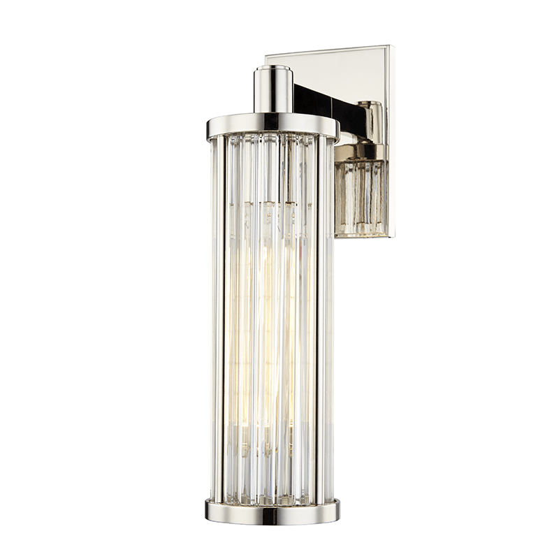 Hudson Valley Lighting Hudson Valley Lighting Marley Sconce - Polished Nickel & Clear 9121-PN