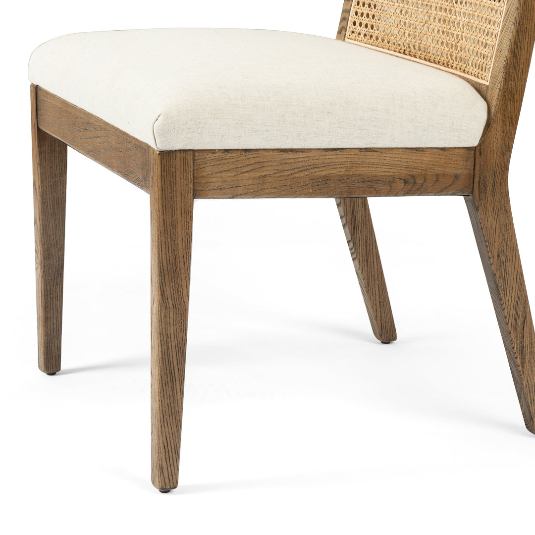 Stefania Armless Cane Dining Chair - Toasted Parawood