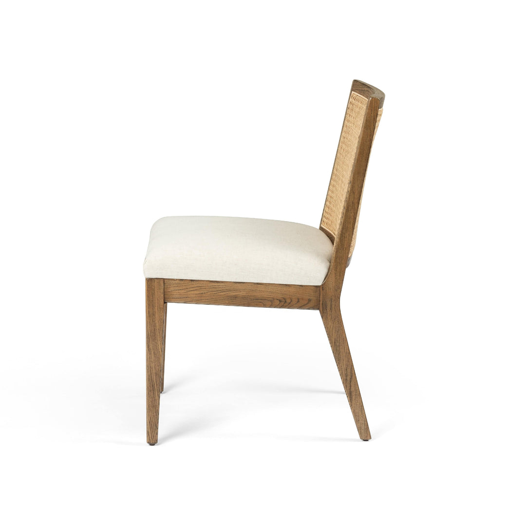 Stefania Armless Cane Dining Chair - Toasted Parawood