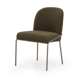 Soleil Dining Chair - Fiqa Boucle Olive