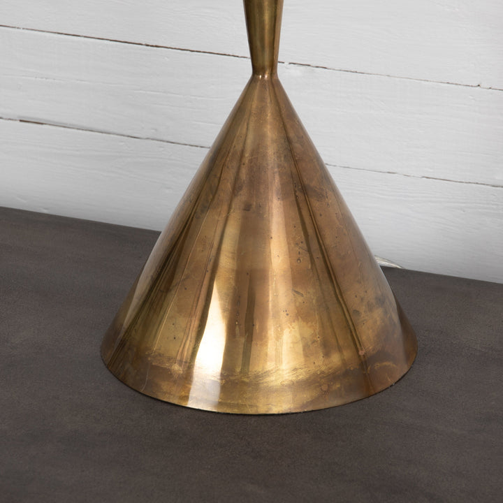 Claire Table Lamp - Burnt Brass