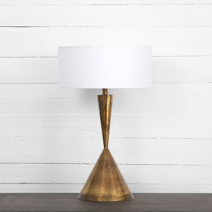 Claire Table Lamp - Burnt Brass
