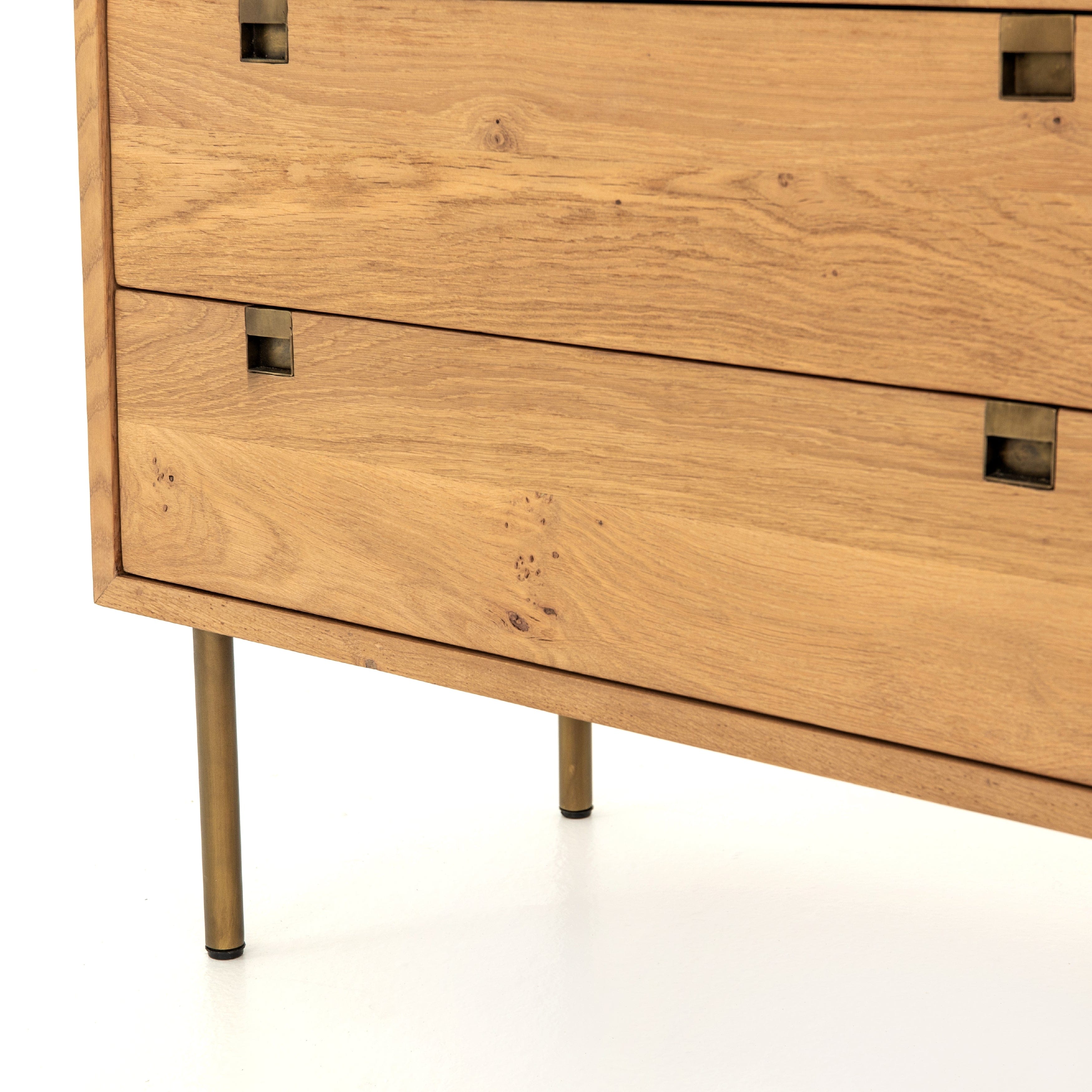 Eleonor 6 Drawer Dresser - Natural Oak