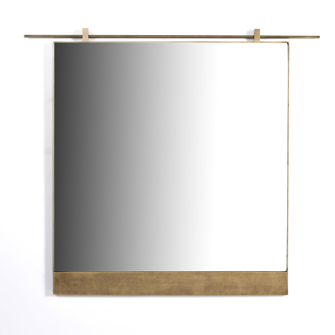 Steliana Mirror - Antique Brass