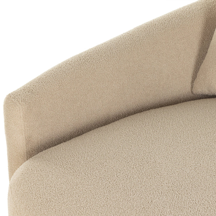 Zoita Round Loveseat Sofa - Available in 3 Colors