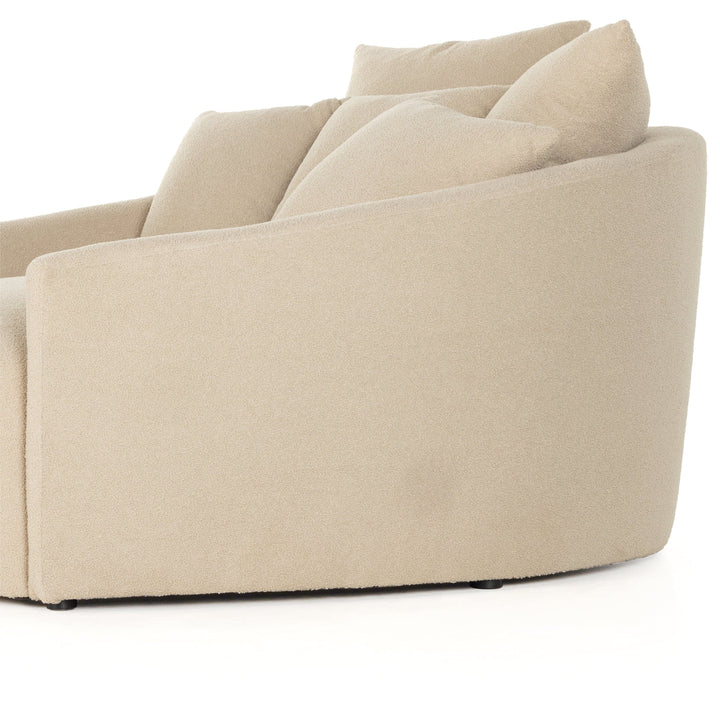 Zoita Round Loveseat Sofa - Available in 3 Colors