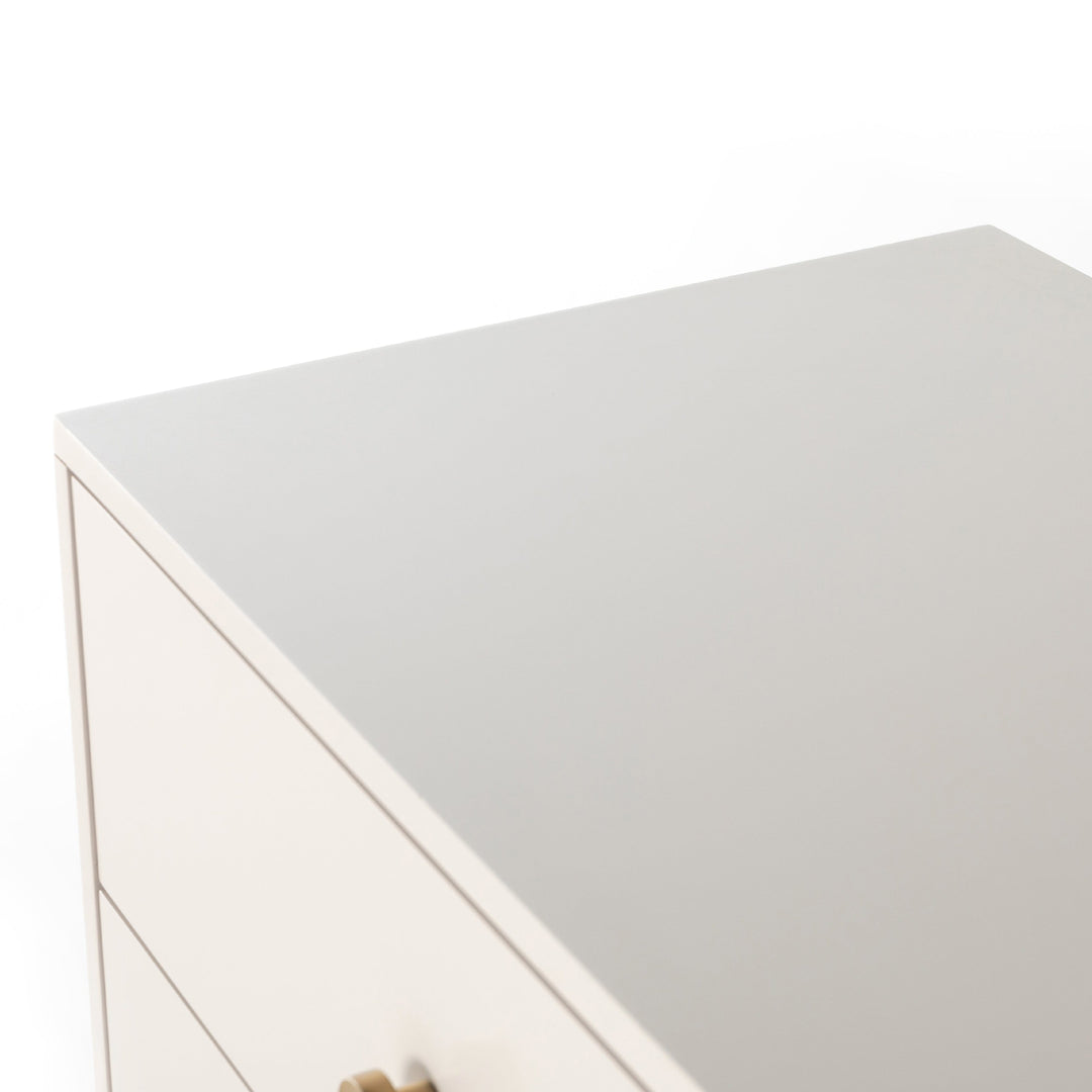 Dike 7 Drawer Dresser - Matte Alabaster