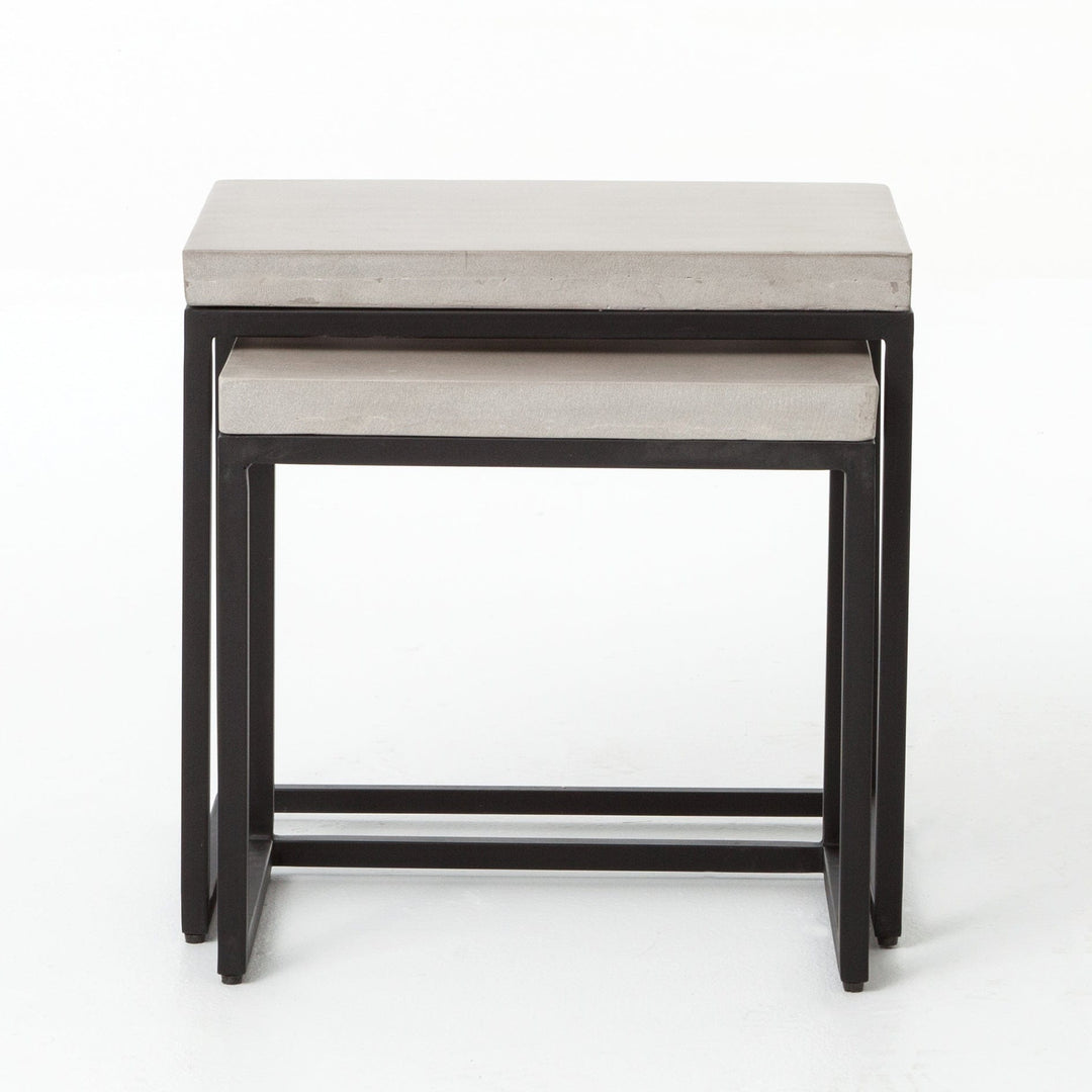 Miles Nesting End Table-Natural