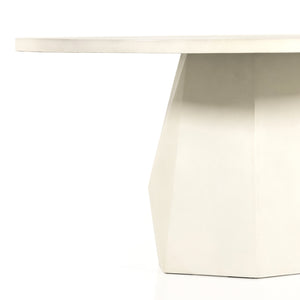 Brady Outdoor Dining Table - White