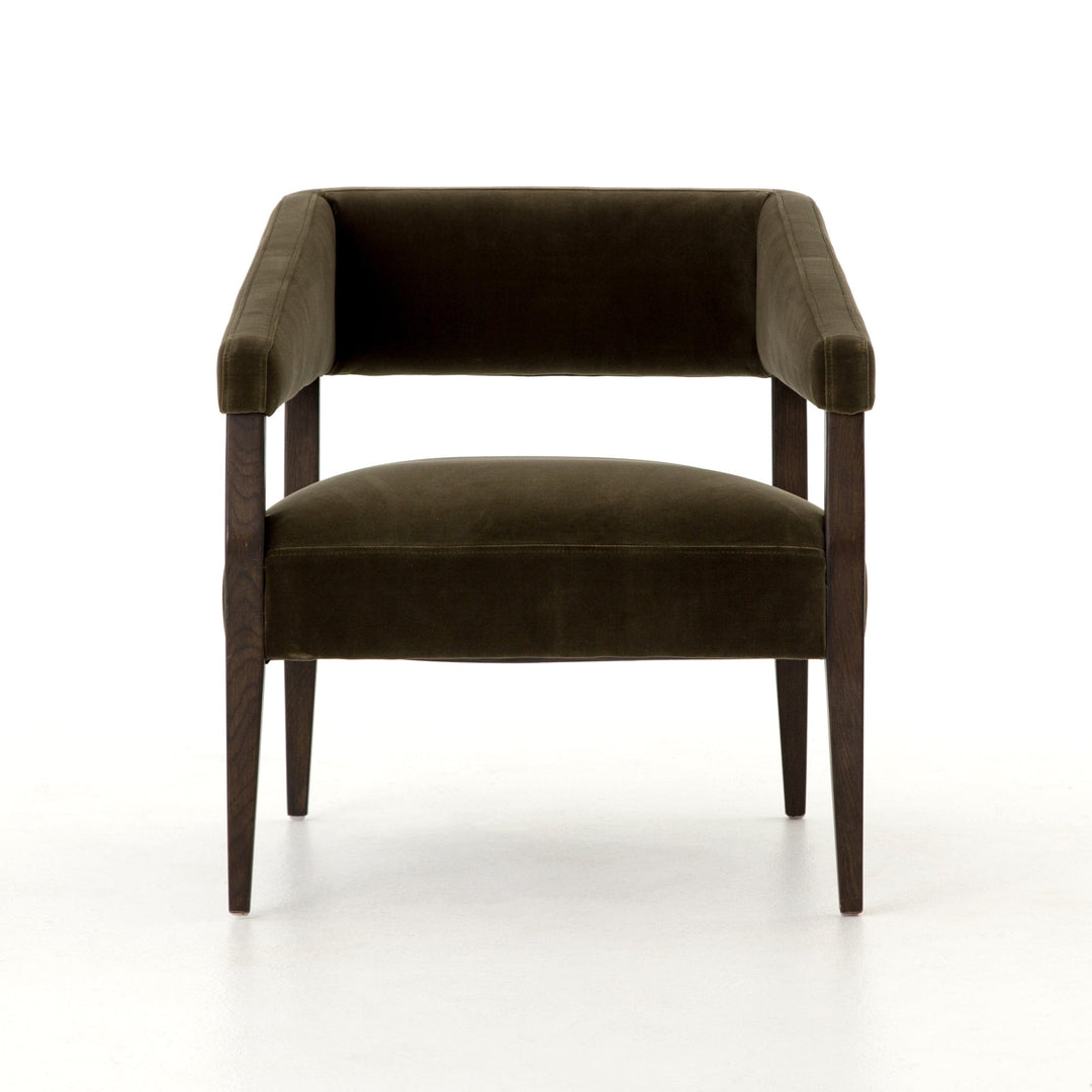 Larry Club Chair - Olive Green