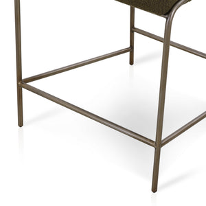 Soleil Counter Stool - Fiqa Boucle Olive