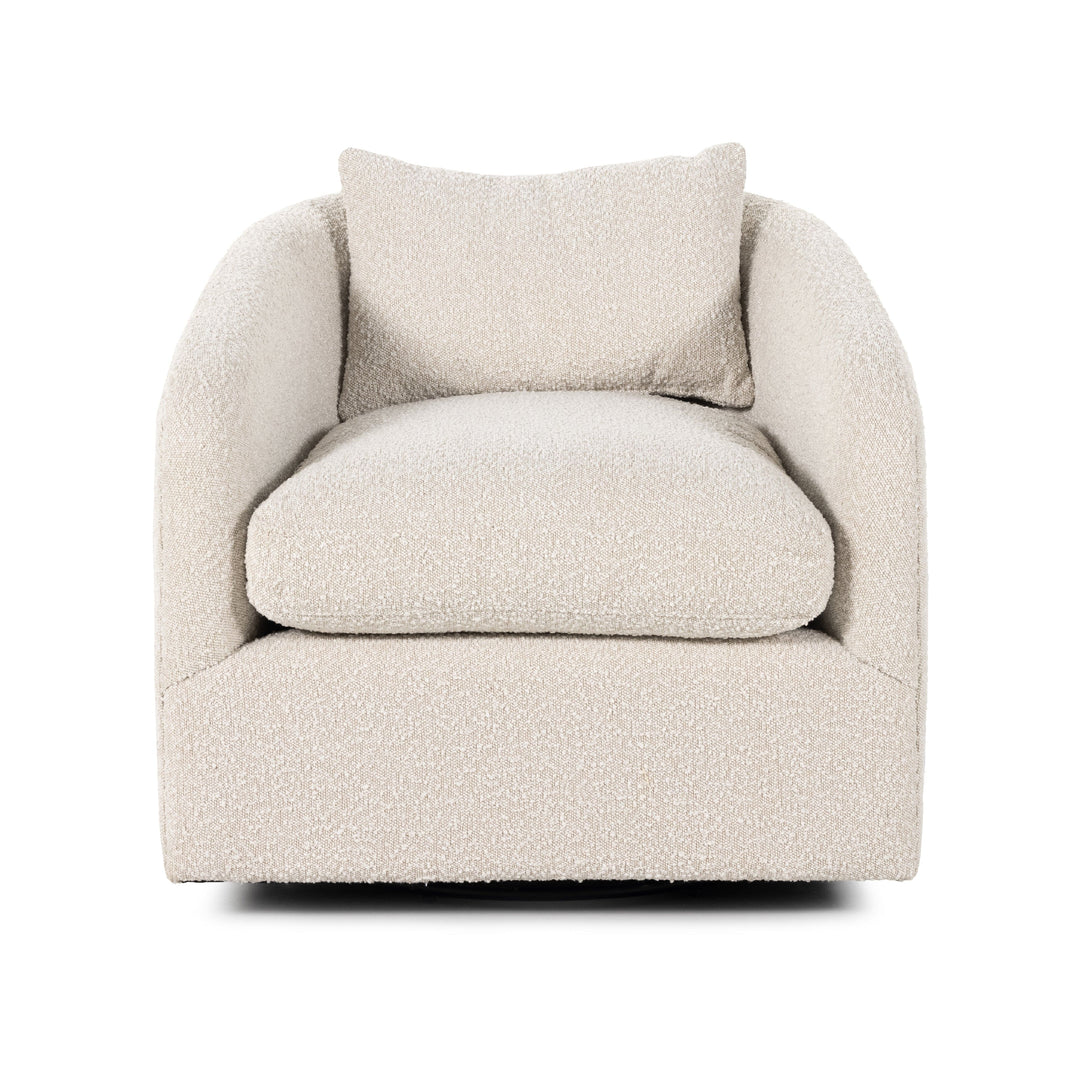 Jacque Swivel Chair - Knoll Natural