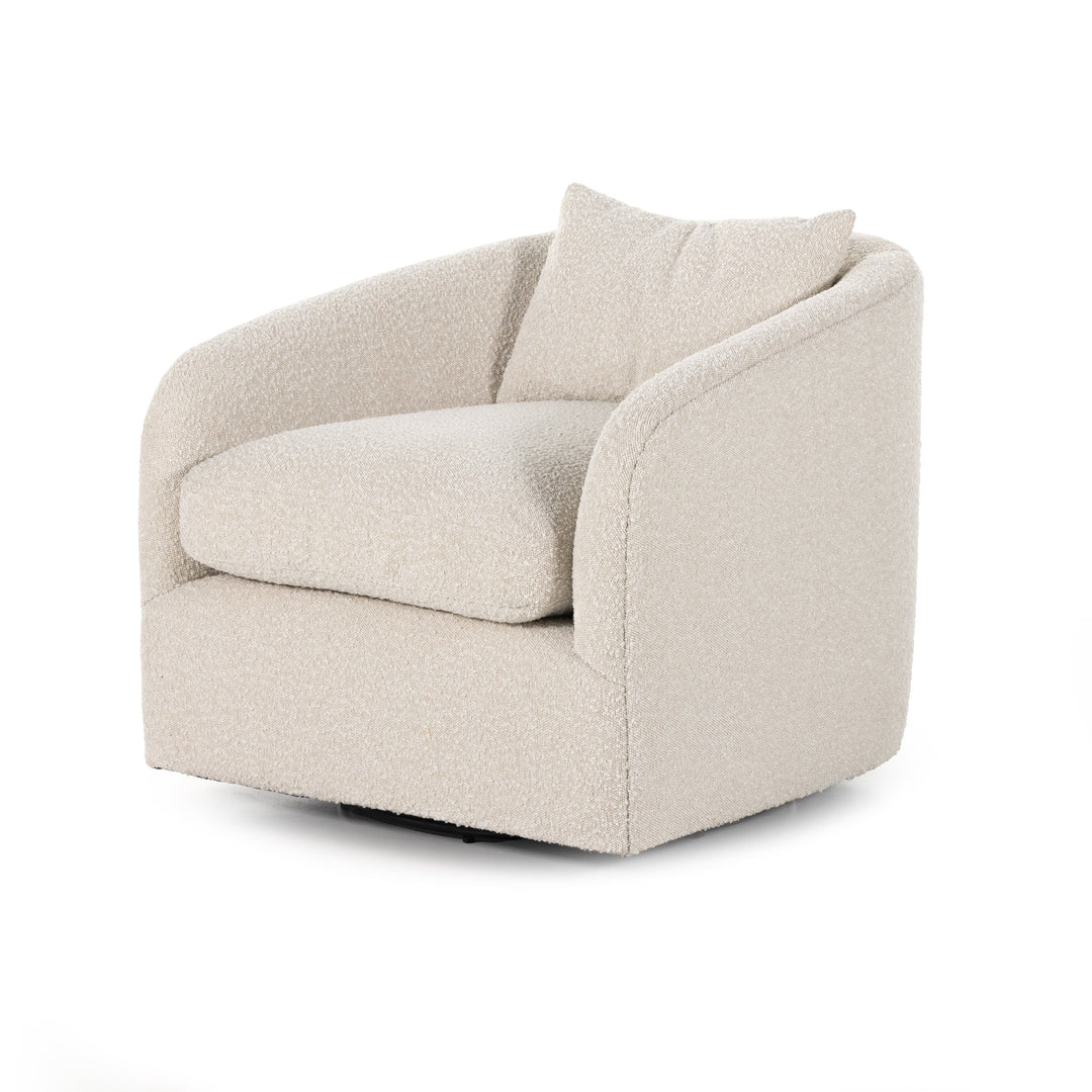 Jacque Swivel Chair - Knoll Natural