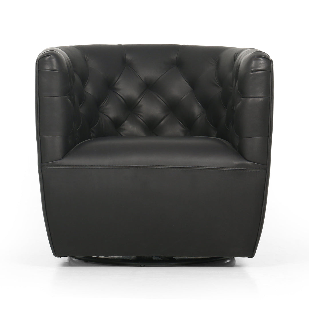 Hans Swivel Chair - Heirloom Black