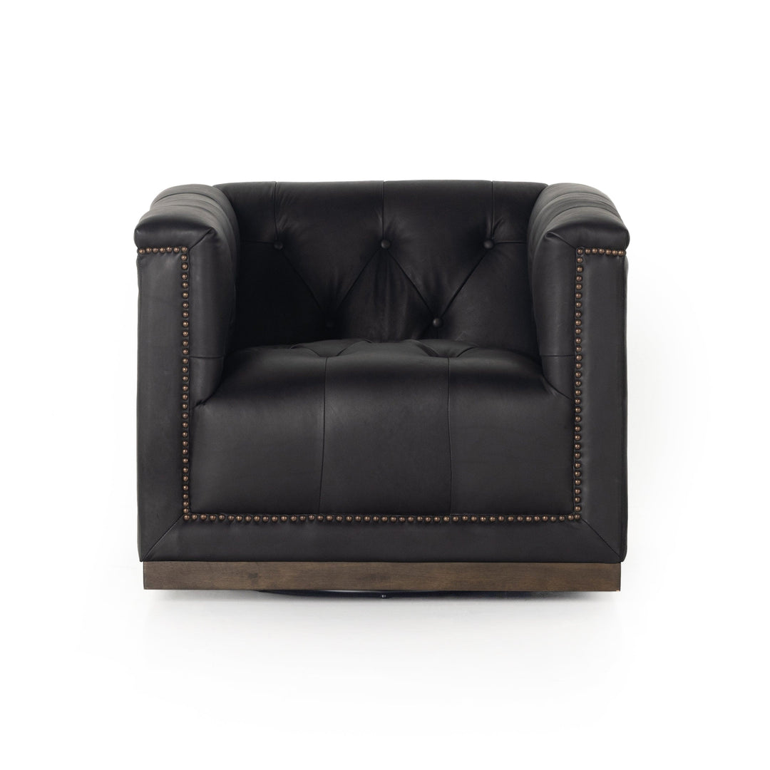 Edison Swivel Chair - Heirloom Black