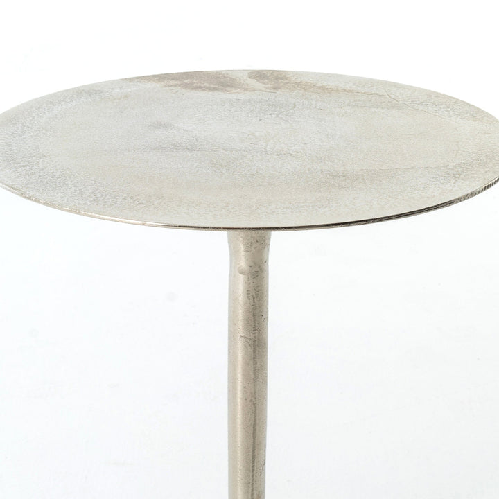 Elinor Side Table - Raw Nickel
