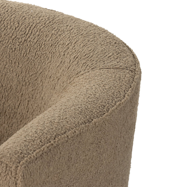 Bali Swivel Chair - Sheepskin Camel