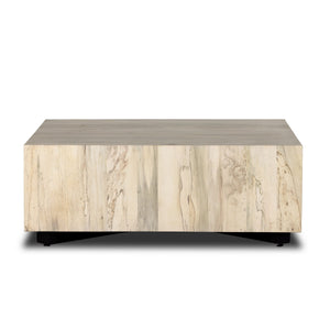 Aspen Square Coffee Table - Bleached