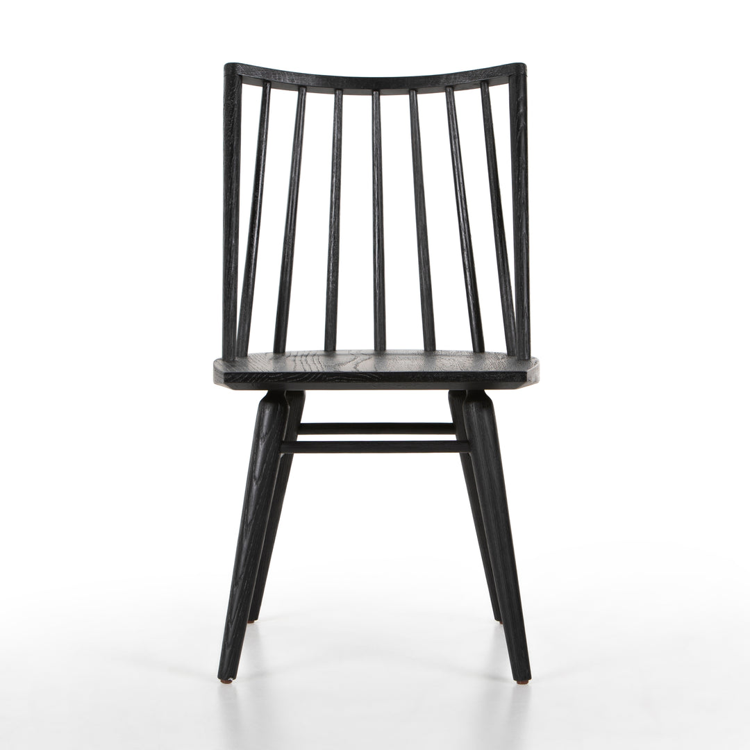 Four Hands Everett Windsor Chair-Black Oak