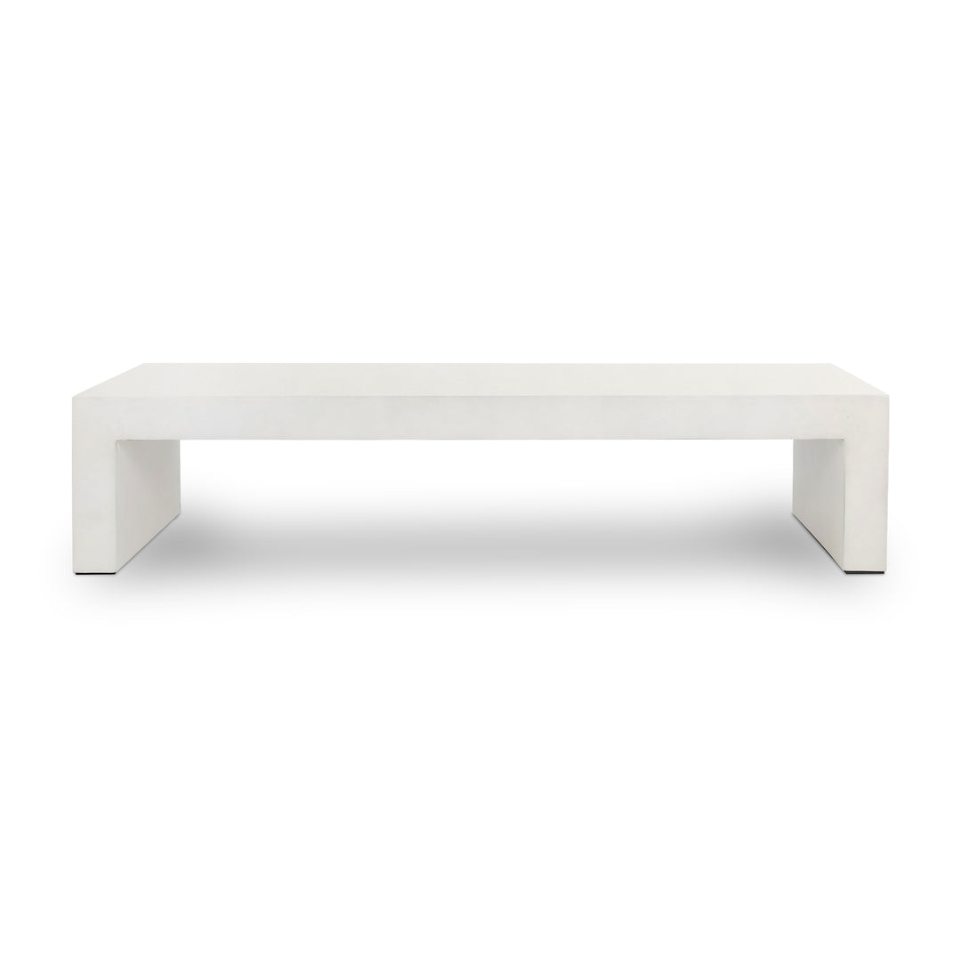 Silviu Coffee Table - White Concrete