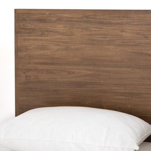 Troy Midcentury Bed - Auburn Poplar - Available in 2 Sizes