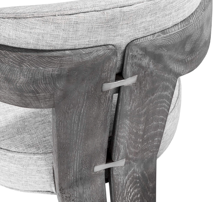 Interlude Home Interlude Home Maryl II Dining Chair in Grey Linen 148165