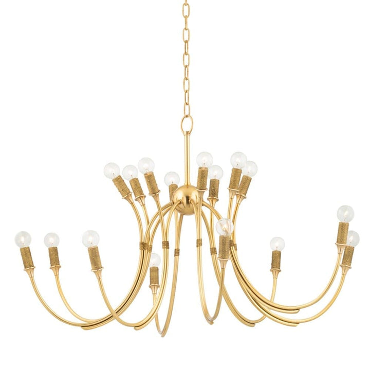 Hudson Valley Lighting Hudson Valley Lighting Amboy 16 Light Chandelier - Aged Brass 1542-AGB