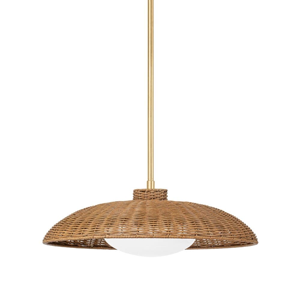 Hudson Valley Lighting Hudson Valley Lighting Delano 1 Light Ex-Large Pendant - Vintage Gold Leaf - Available in 2 Sizes 12.75"h x 22.50"dia 1923-VGL