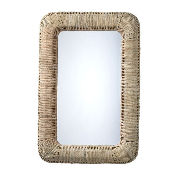 Jamie Young Jamie Young Hollis Rectangle Mirror - Off-White 6HOLL-MIOW