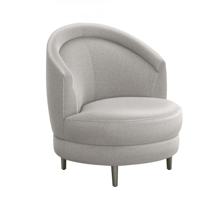 Interlude Home Interlude Home Capri Swivel Chair - Pure Grey 198001-6