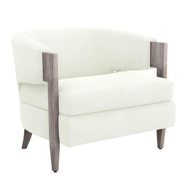 Interlude Home Interlude Home Kelsey Chair - Light Grey Frame - Available in 5 Colors Shell 198004-53