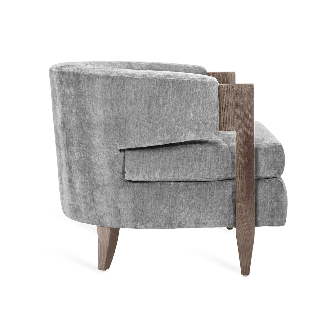 Interlude Home Interlude Home Kelsey Chair - Gray & Brown 198004-6