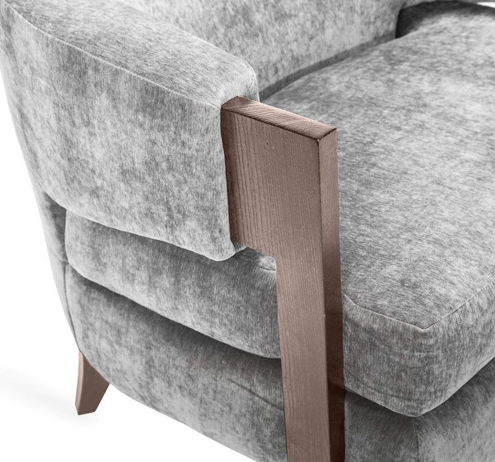 Interlude Home Interlude Home Kelsey Chair - Gray & Brown 198004-6