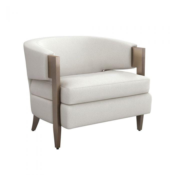 Interlude Home Interlude Home Kelsey Chair - Icy Grey & Cream 198004-7