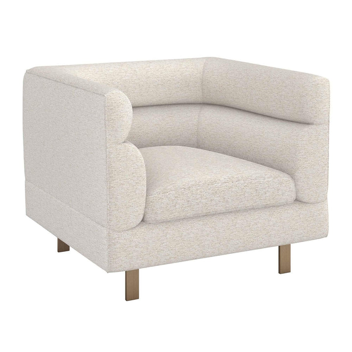 Interlude Home Interlude Home Ornette Chair - Bronze Frame - Available in 9 Colors Drift 198005-51
