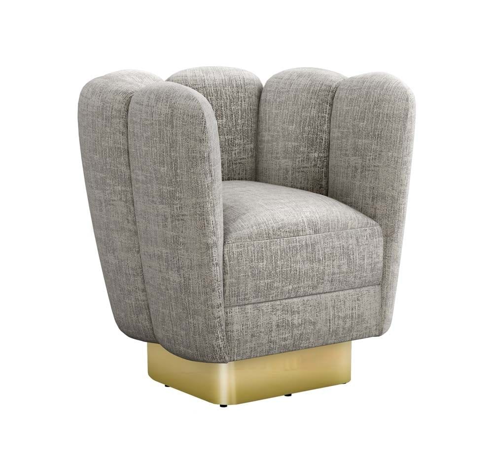 Interlude Home Interlude Home Gallery Swivel Chair - Feather 198010-4