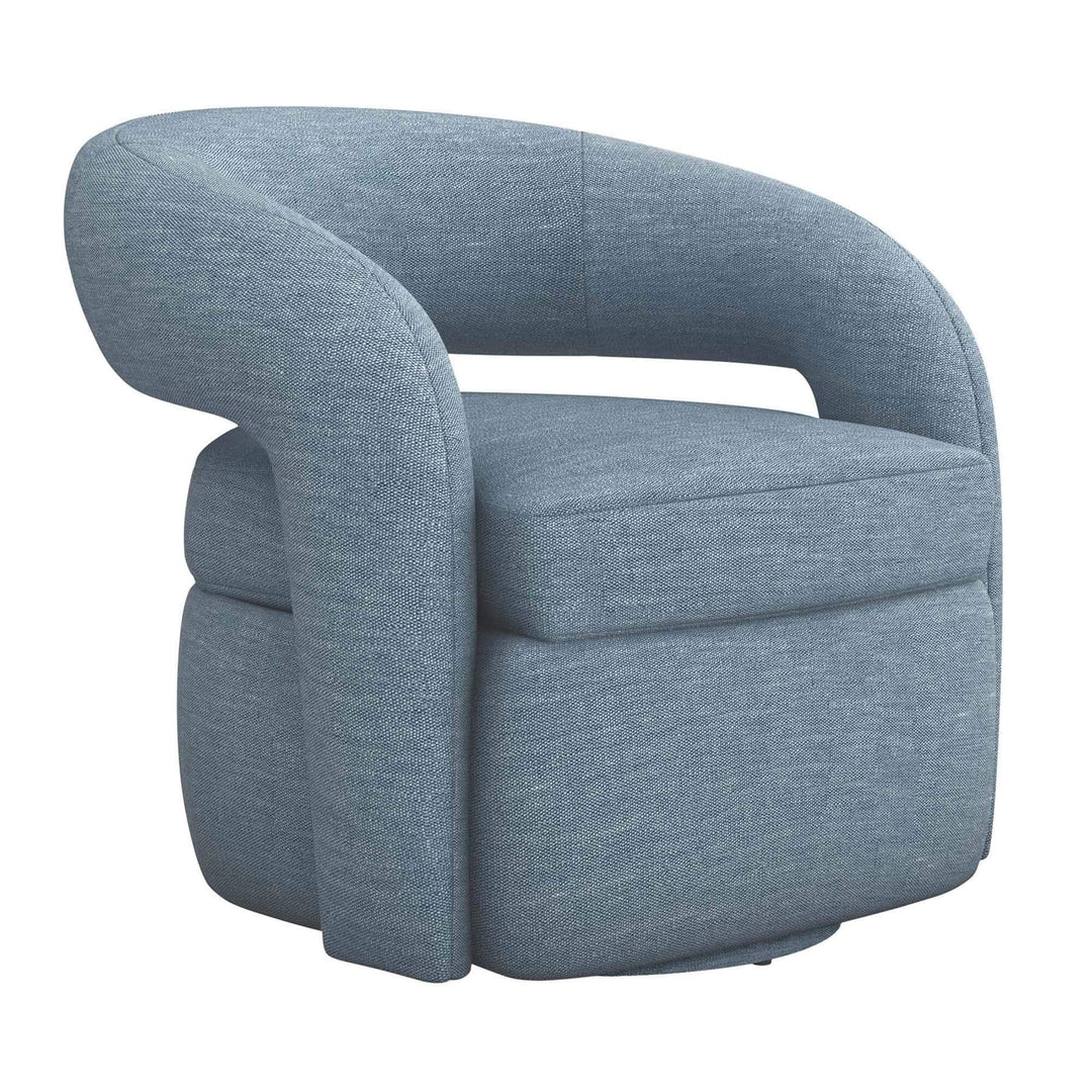 Interlude Home Interlude Home Targa Swivel Chair - Available in 9 Colors Surf 198016-52
