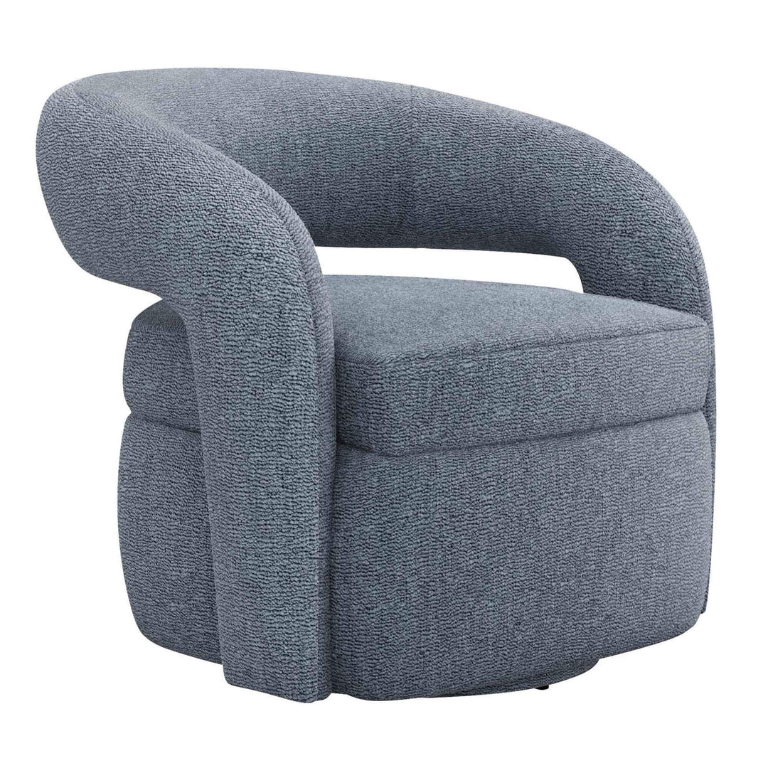Interlude Home Interlude Home Targa Swivel Chair - Available in 9 Colors Azure 198016-58