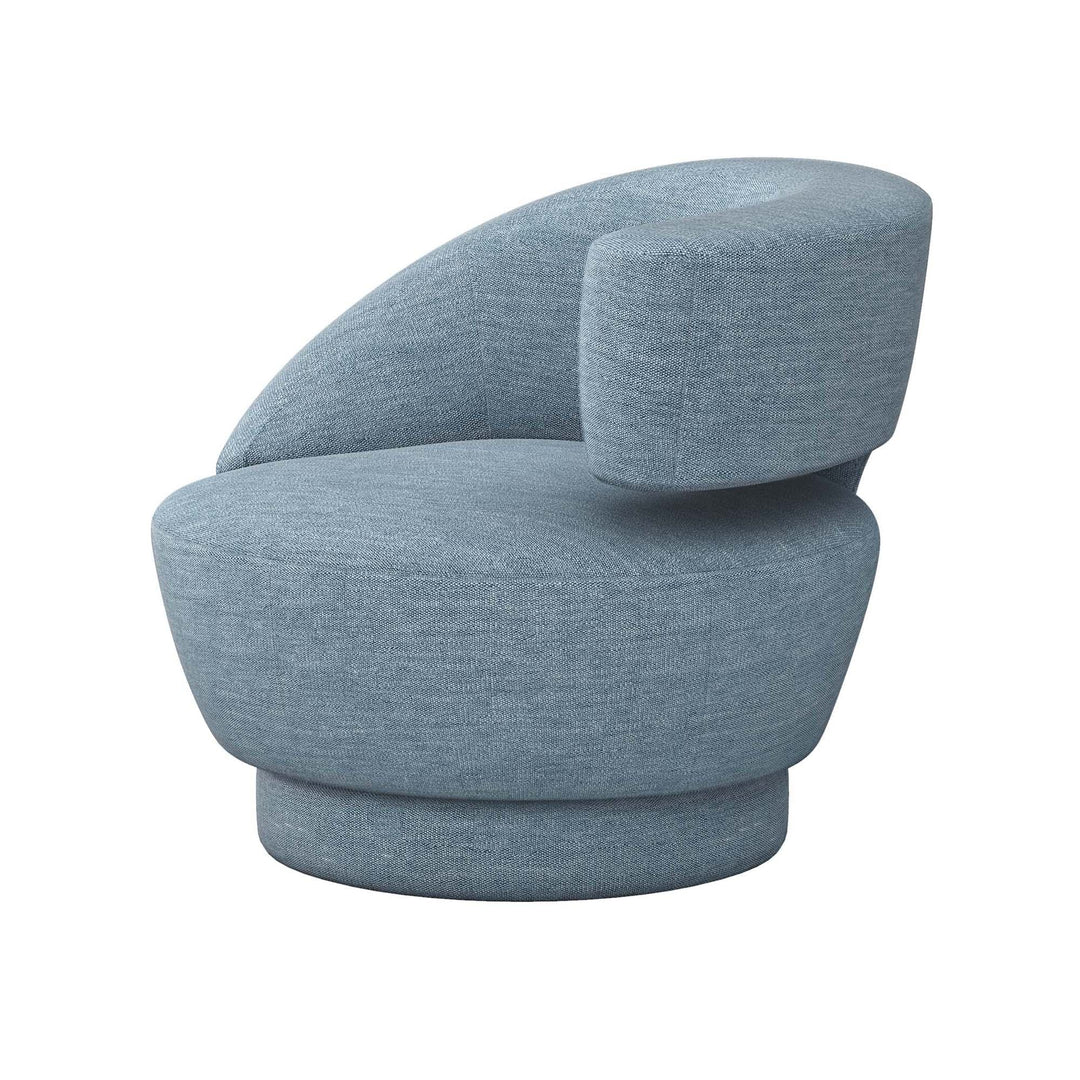 Interlude Home Interlude Home Arabella Right Swivel Chair - Available in 9 Colors Surf 198018-52
