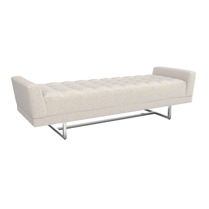 Interlude Home Interlude Home Luca King Bench - Polished Nickel Frame - Available in 9 Colors Drift 198019-51