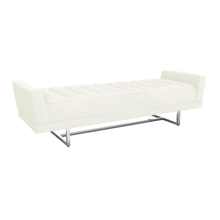 Interlude Home Interlude Home Luca King Bench - Polished Nickel Frame - Available in 9 Colors Shell 198019-53