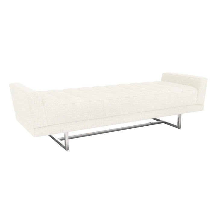 Interlude Home Interlude Home Luca King Bench - Polished Nickel Frame - Available in 9 Colors Dune 198019-57