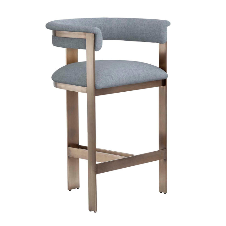 Interlude Home Interlude Home Darcy Counter Stool - Antique Bronze Frame - Available in 9 Colors Marsh 198054-50